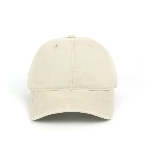CYRY Beige Custom Embroidered 300g Heavyweight Washed Cotton Dad Hat