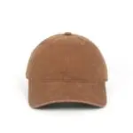 CYRY Coffee Brown Custom Embroidered 300g Heavyweight Washed Cotton Dad Hat