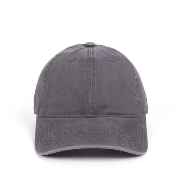 CYRY Gray Custom Embroidered 300g Heavyweight Washed Cotton Dad Hat