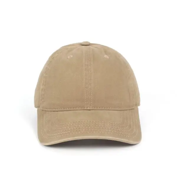 CYRY Khaki Custom Embroidered 300g Heavyweight Washed Cotton Dad Hat