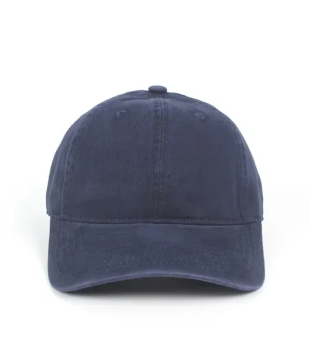 CYRY Navy Blue Custom Embroidered 300g Heavyweight Washed Cotton Dad Hat