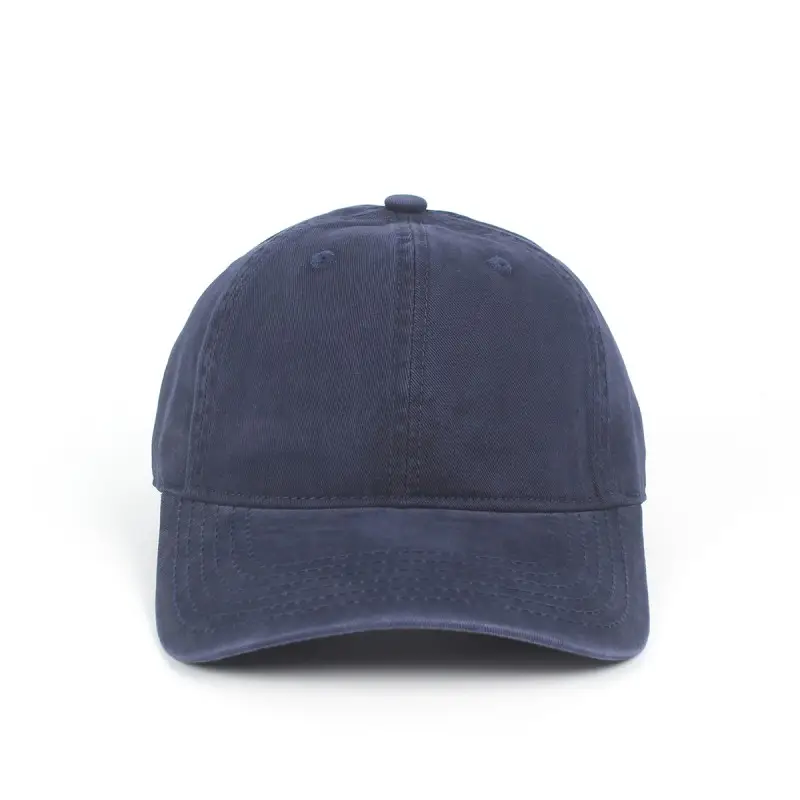 CYRY Navy Blue Custom Embroidered 300g Heavyweight Washed Cotton Dad Hat