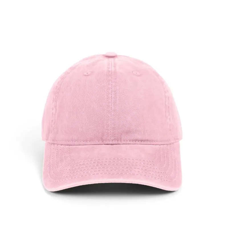 CYRY Pink Custom Embroidered 300g Heavyweight Washed Cotton Dad Hat