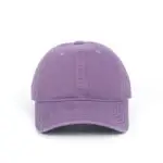 CYRY Purple Custom Embroidered 300g Heavyweight Washed Cotton Dad Hat