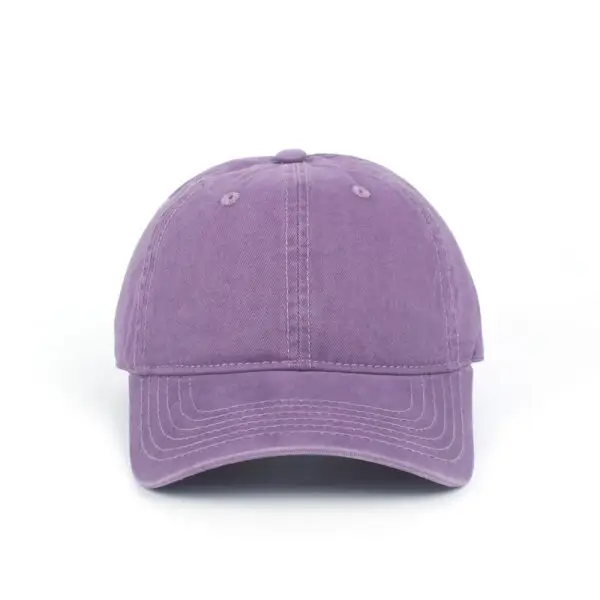 CYRY Purple Custom Embroidered 300g Heavyweight Washed Cotton Dad Hat