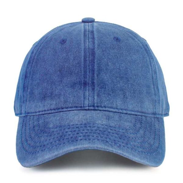 Azure Blue Washed Cotton Dad Hat by CYRY