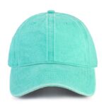 Cyan Washed Cotton Dad Hat by CYRY