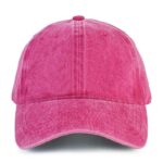 Fuchsia Washed Cotton Dad Hat by CYRY