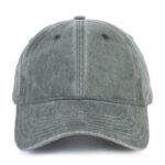 Grey Washed Cotton Dad Hat by CYRY