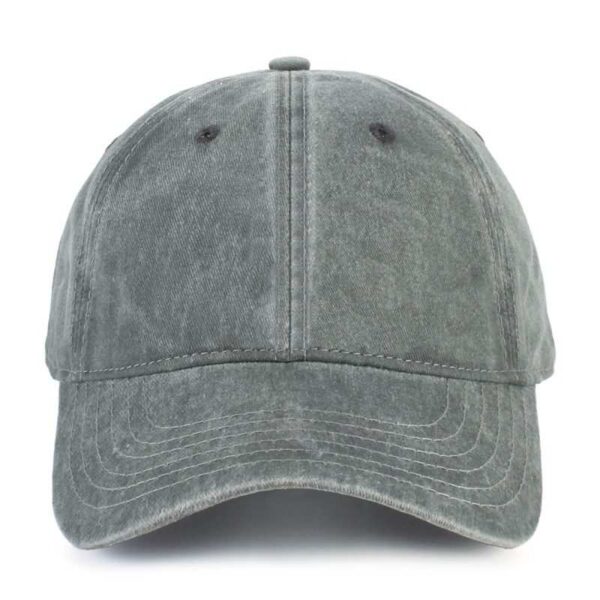 Grey Washed Cotton Dad Hat by CYRY