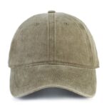 Khaki Washed Cotton Dad Hat by CYRY