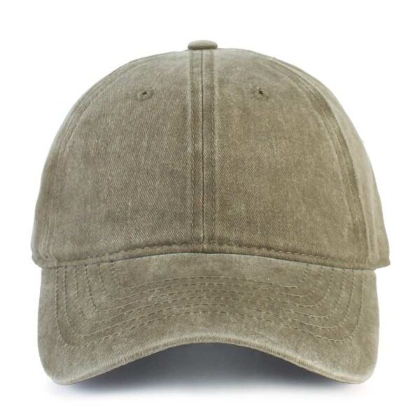 Khaki Washed Cotton Dad Hat by CYRY