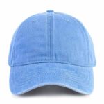 Light Blue Washed Cotton Dad Hat by CYRY