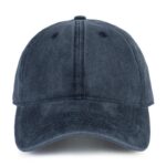 Navy Blue Washed Cotton Dad Hat by CYRY