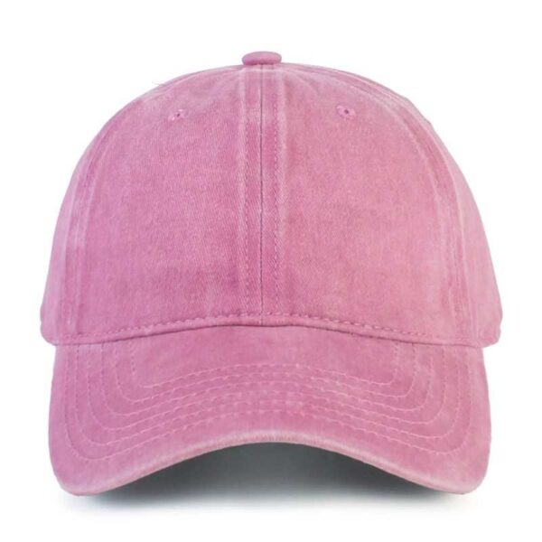 Pink Washed Cotton Dad Hat by CYRY